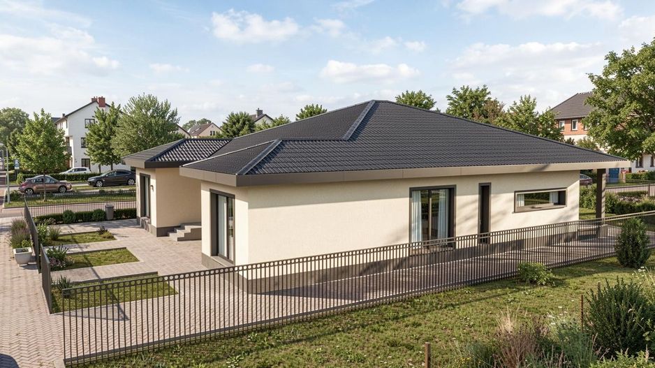 1/2 Duplex Becicherecu Mic,Parter+Pod,3 Camere,Zid Dublu,Terasa Acoperita - Poză 2
