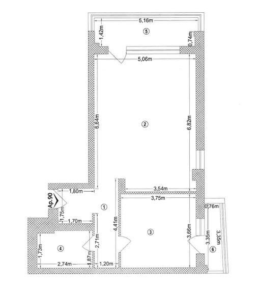 Apartament 2 cam Dristor, bloc nou, parcare, terasa + balcon - Poză 14