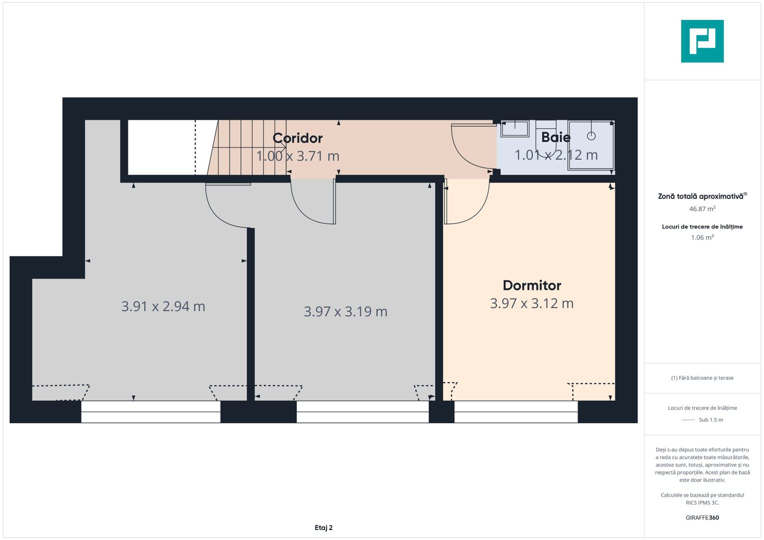 Apartament pe 3 niveluri - ultracentral, Arad - Poză 23