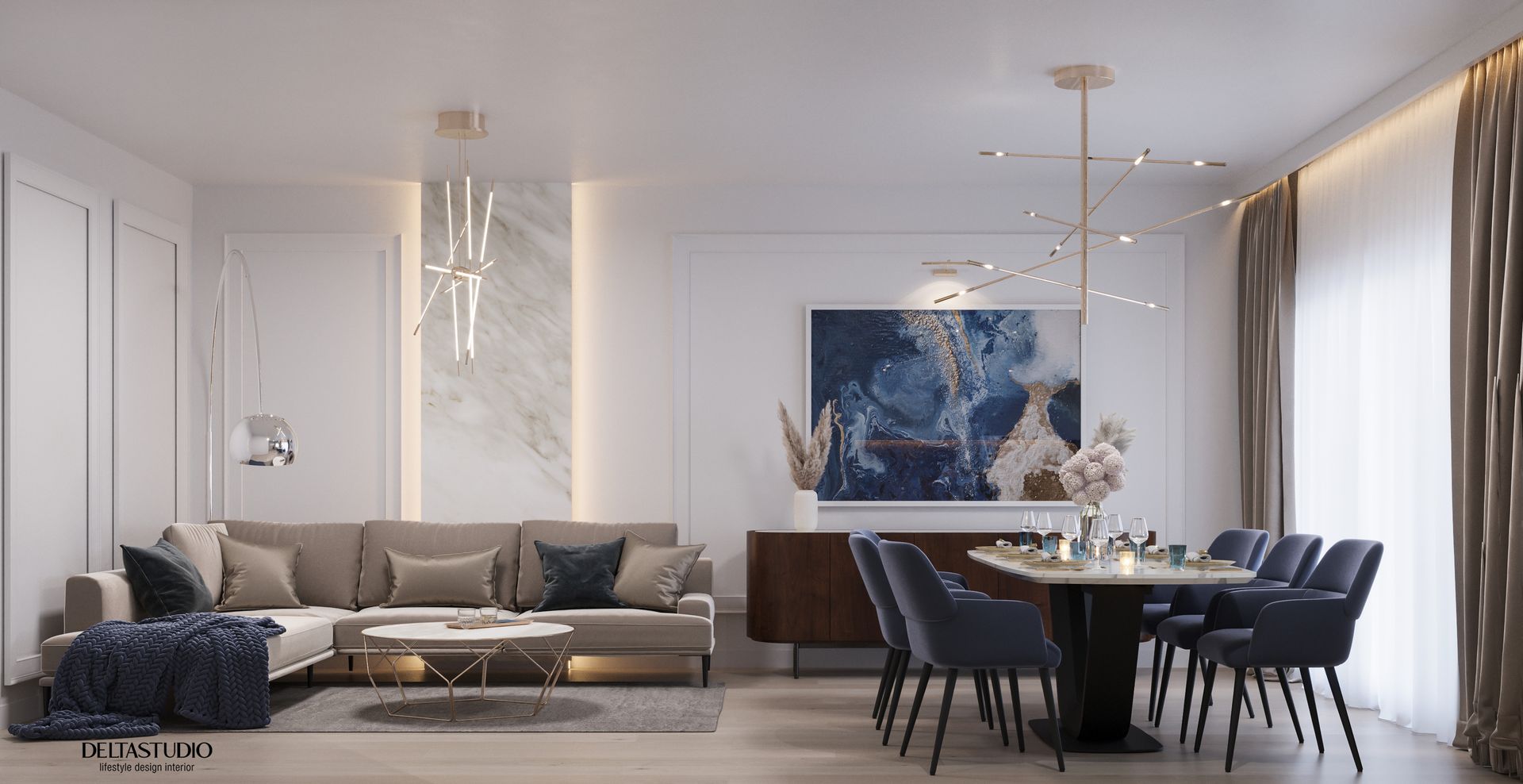 Penthouse cu 3 camere, orientare V, terasă 25 mp, Capitolis Residence - Poză 1