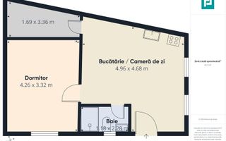 Apartament 2 camere parter în Arad, zona Boul Roşu - Poză 4