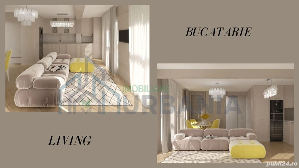 Apartament 3 camere cu propria curte alternativă la casă, Bucium proiect nou - Poză 3