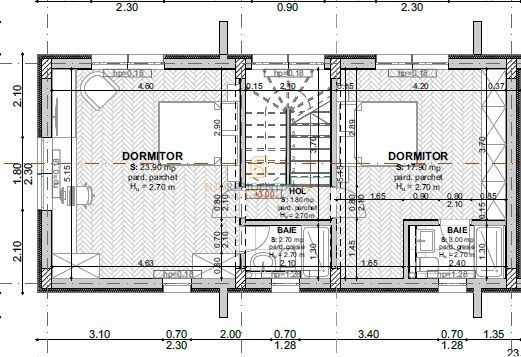 Vila moderna cu 5 camere, P+1+M, acces metrou Berceni - Poză 8