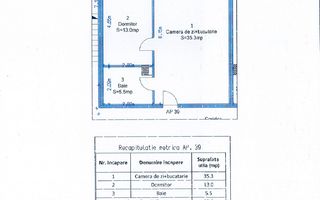 Apartament 2 camere | Etaj 1 | Parcare | Balcon | Modern - Schiță 22
