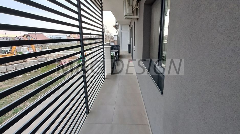 3 camere  bloc nou, 80 mp utili , balcon de 20 m - Poză 28