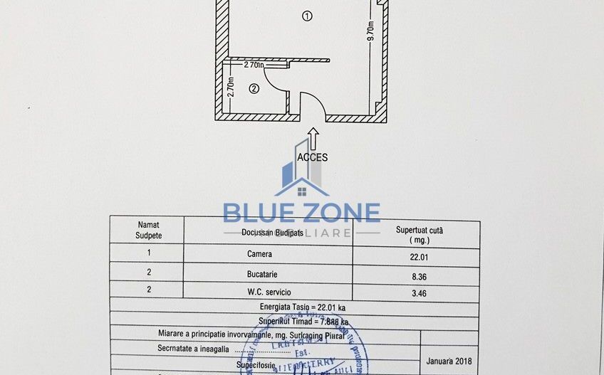 Colentina | Garsonieră 36 mp | Bloc 2011 | Centrală proprie - Poză 16