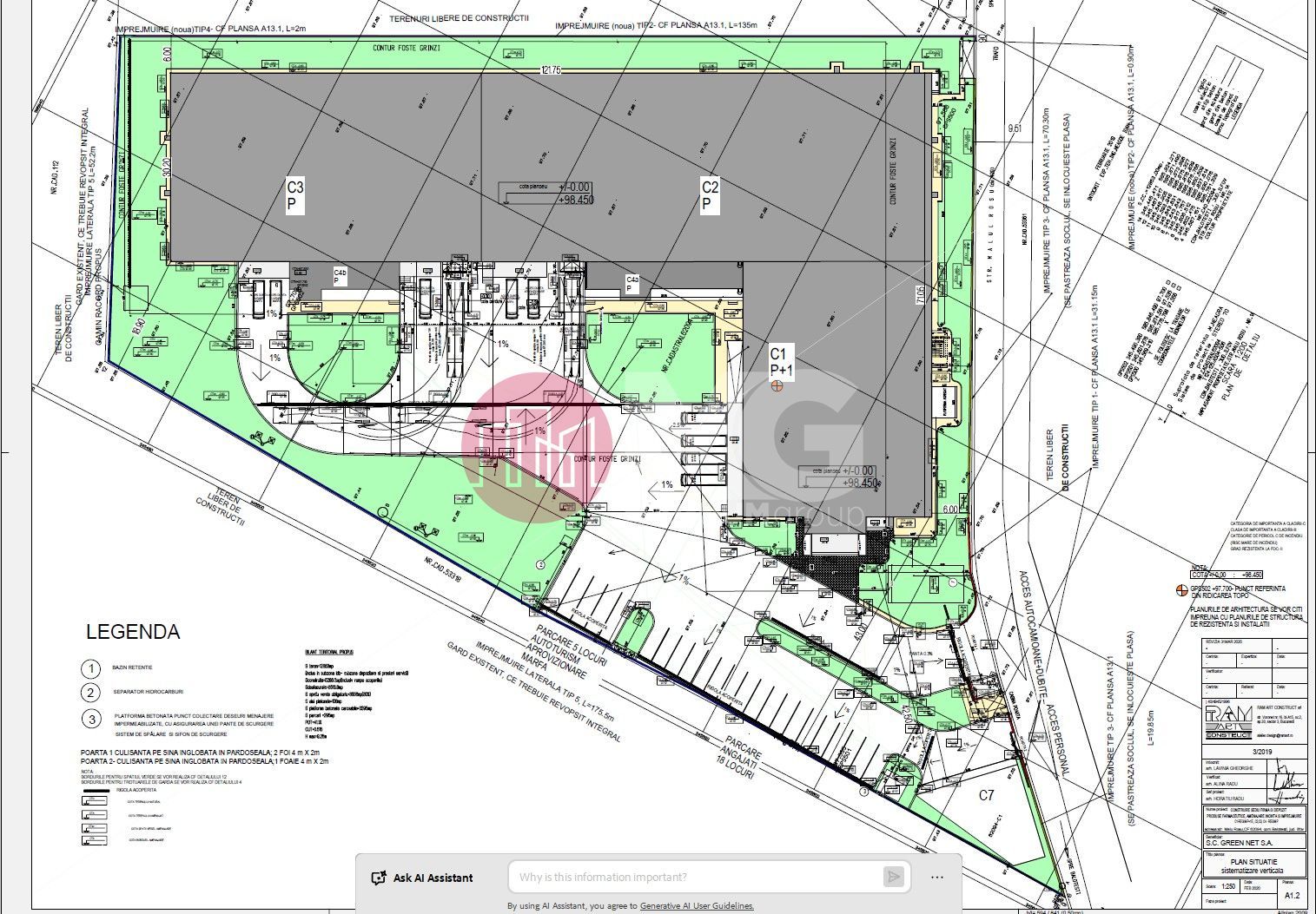 Teren de vanzare - betonat- pretabil industrial- Balotesti - Therme - Poză 6