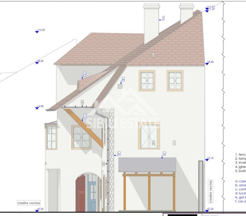 Imobil monument istoric de vânzare ,Strada Târgului, Sibiu - Poză 4