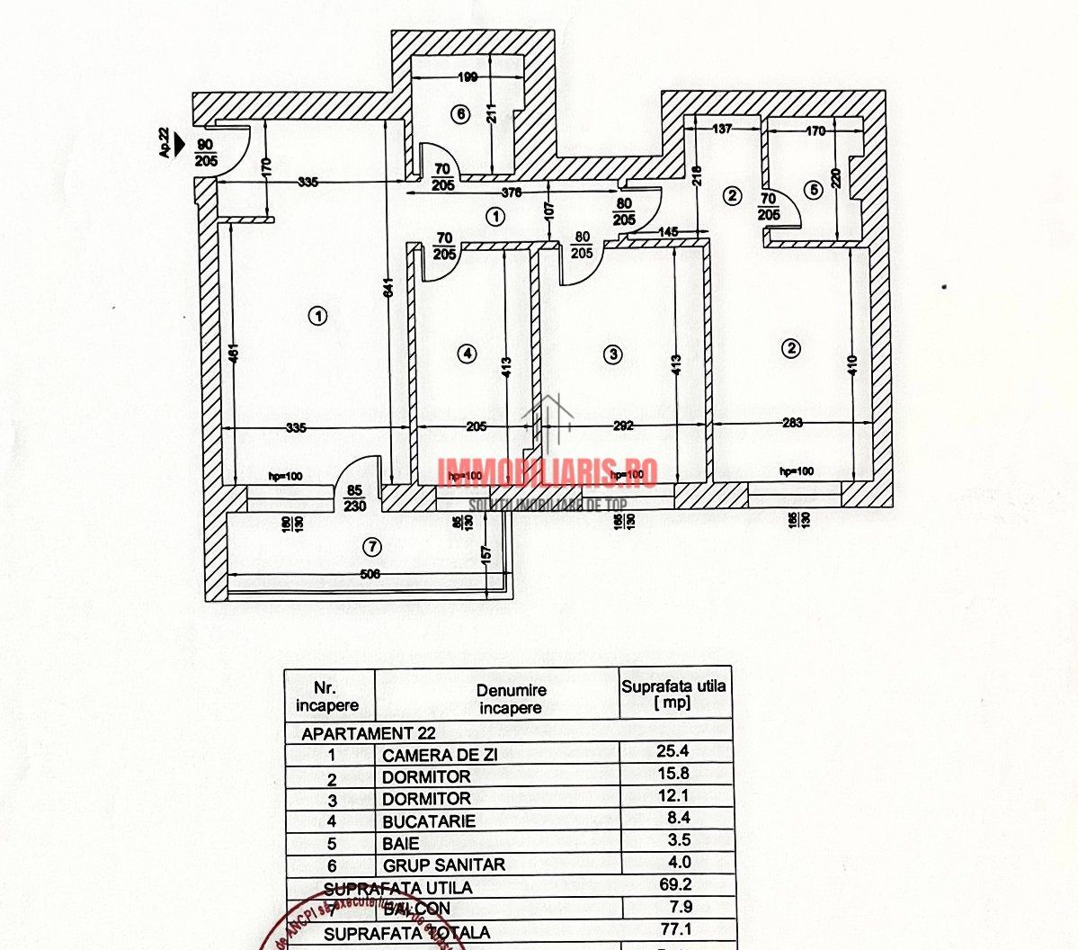Hils Pallady metrou 2 min - Lux - Centrală Proprie - Comision 0% - Schiță 16