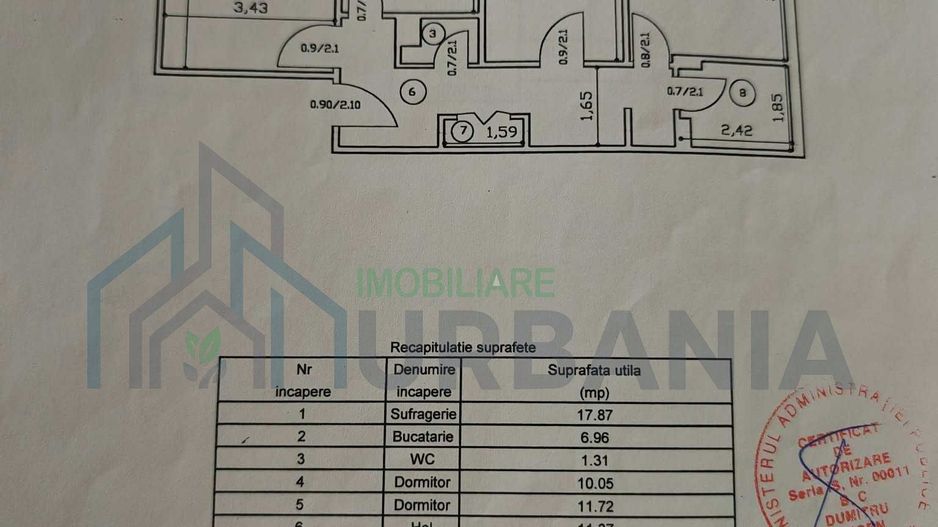 Apartament cu 3 camere decomandate, zona Dancu, Iași - Poză 1