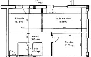 Apartament 2 camere, garaj individual inclus, mobilat și utilat. - Poză 7