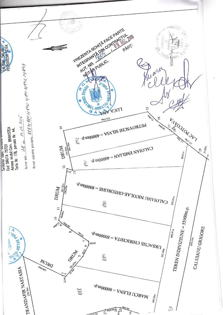 De vanzare 8 ha teren arabil extravilan Branistea, 11.000euro/ha negociabil - Poză 3