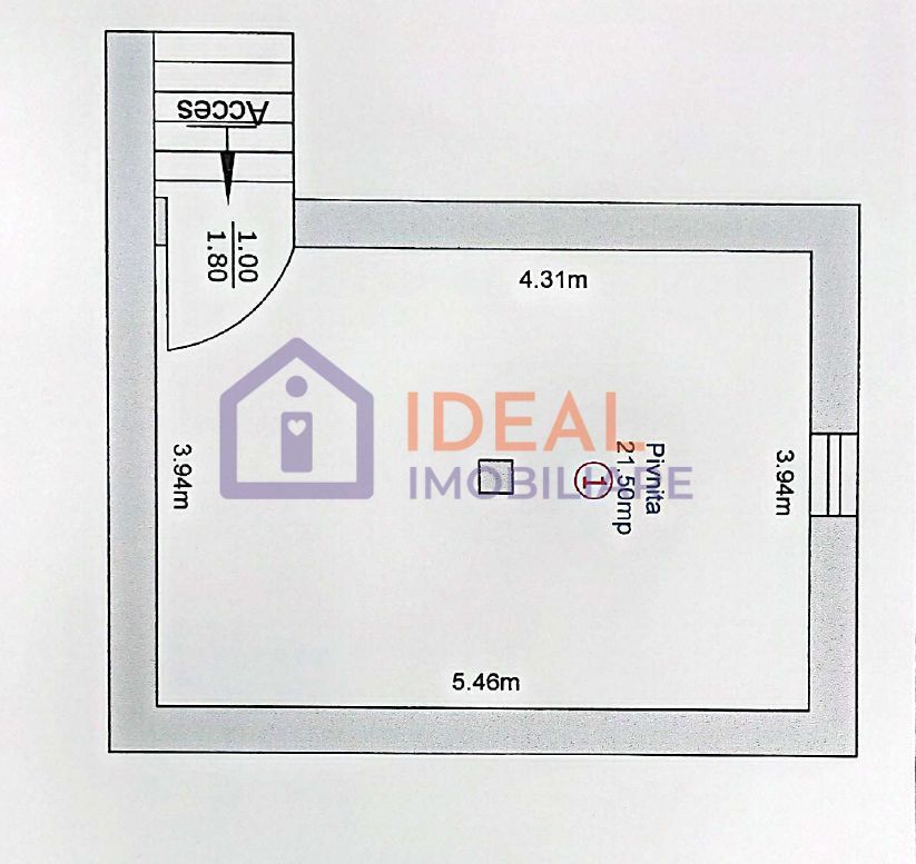 Casă individuala cu 5 camere garaj și pivnita in Turnisor - Schiță 19