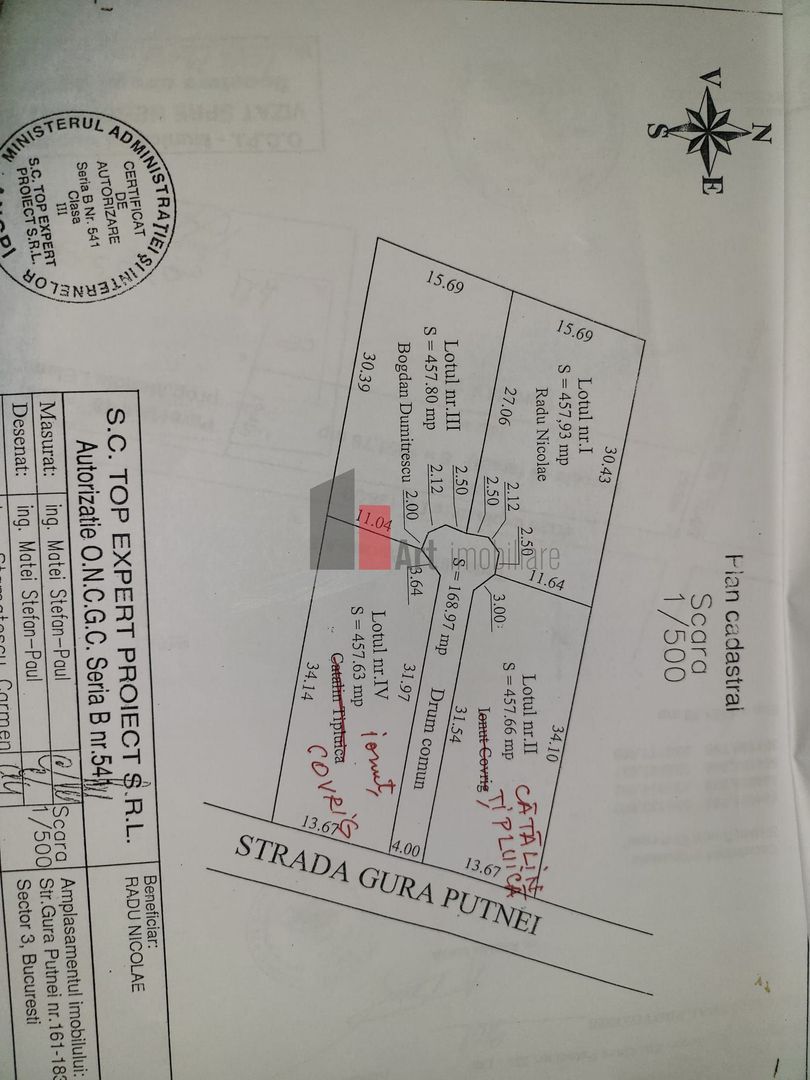 Teren intravilan Titan Gura Putnei - Schiță 1