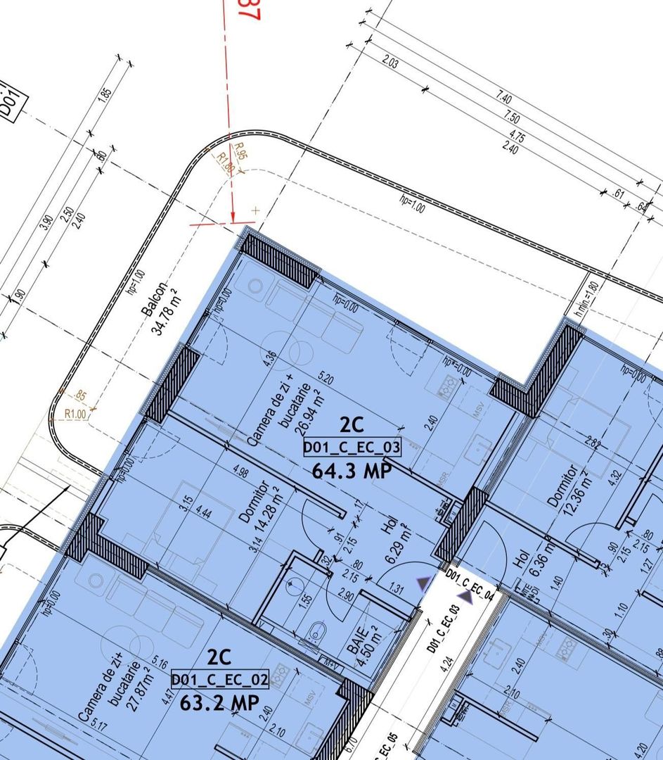 Apartamente 2 camere de vânzare în One Lake District | De la 149.900 € - Poză 14