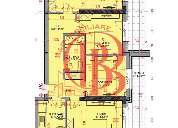 Apartament 4 camere Promo Loc Parcare Theodor Pallady - Schiță 2