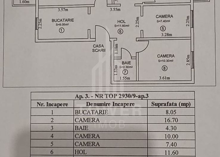 Apartament decomandat 4 camere - Terezian - Poză 8