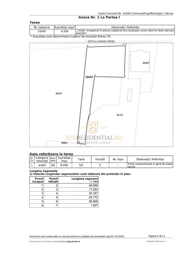 Teren de vanzare, zona Aeroport International Craiova, deschidere E574 - Poză 5