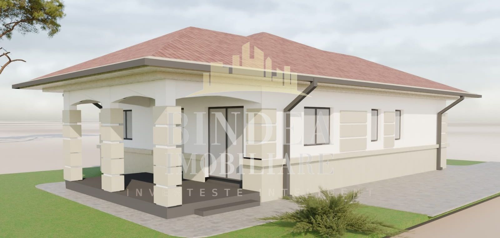 Casa individuala pe parter, 3 camere, 2 bai- Mosnita Noua, 640mp teren - Poză 2