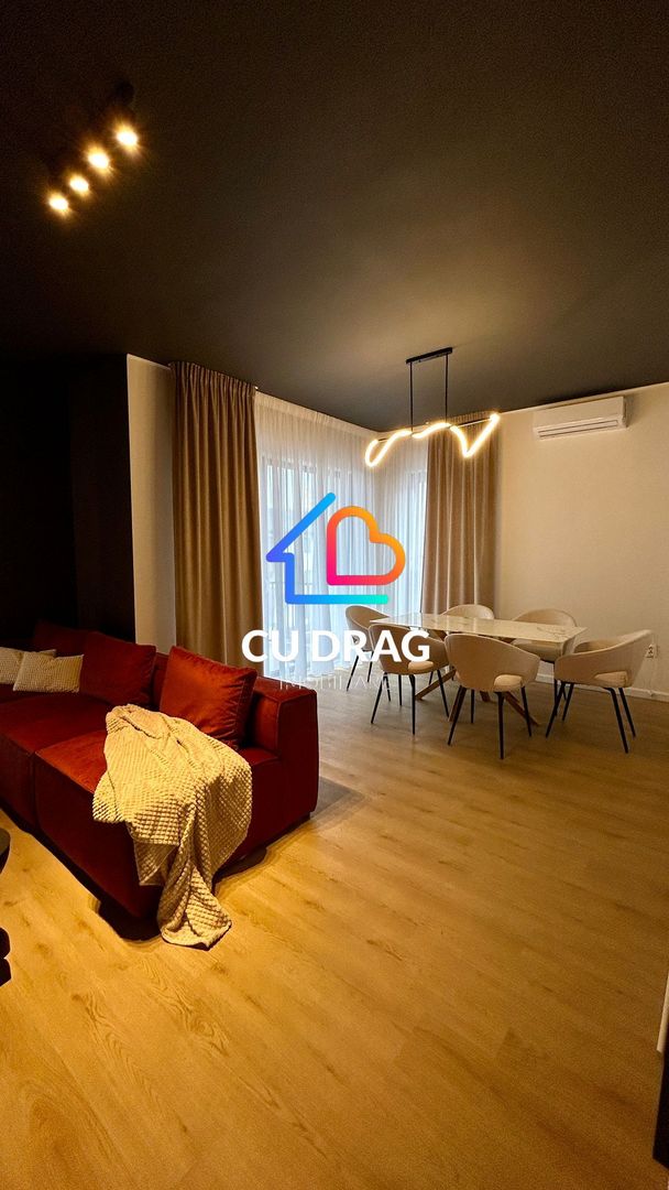 Apartament ULTRA PREMIUM, amenajat de designer, 81 mp, Etaj 1, 2 parcări - Poză 3