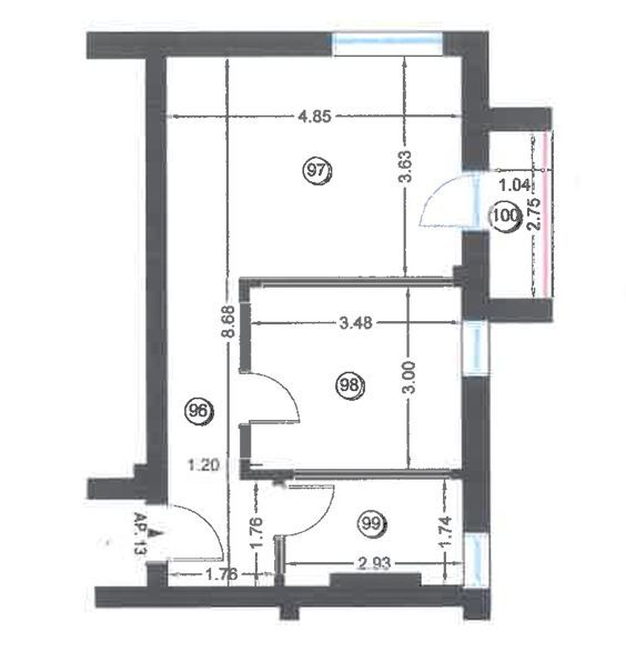 studio 2 camere bloc boutique | Coletina Gardens | an 2020 - Poză 15