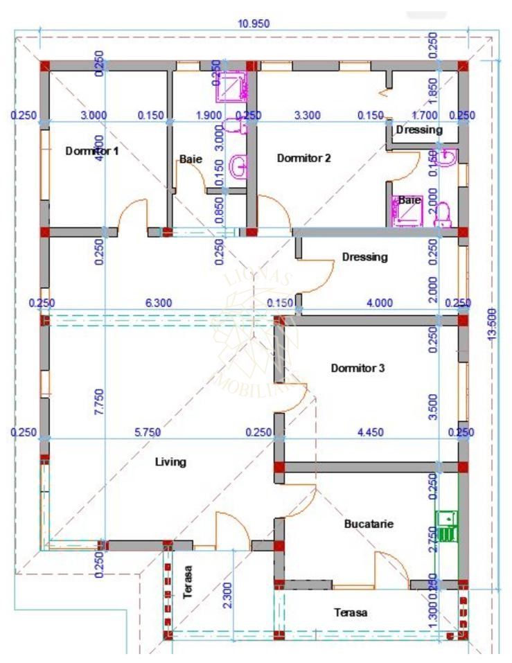 Casa Ultrafinisata 4 camere 121 mp-teren 500 mp-Valea Sigmirului - Poză 9