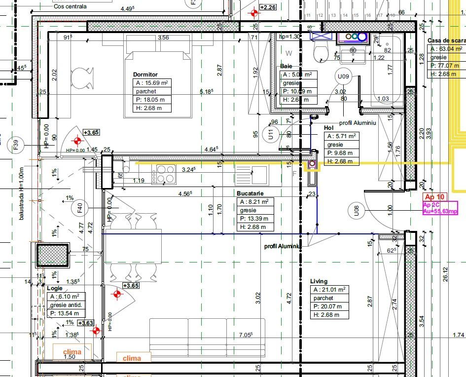 Refugiu urban premium - Apartament 2 camere Nord One - Poză 33