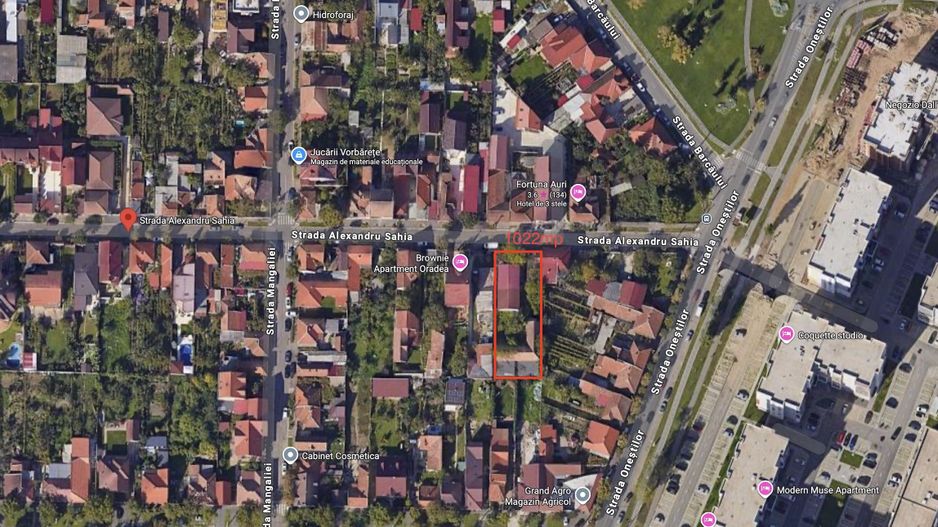 Teren intravilan 1022 mp – Ioșia | Zonă liniștită, utilități complete - Poză 1