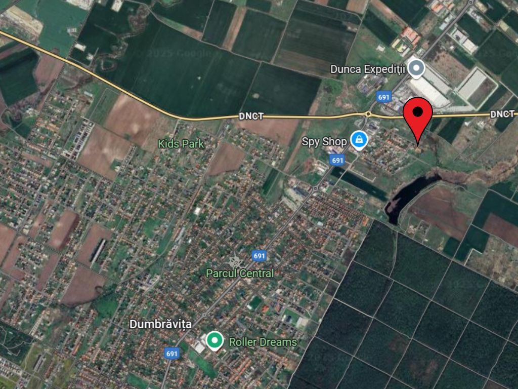 Teren 602 mp, front de 24 mp, Dumbravita zona Belvedere. Comison 0% - Poză 2