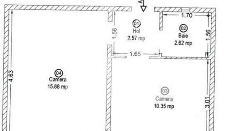 Apartament 1 camera decomand, etaj 1,  Buziasului, aproape de Auchan - Poză 6