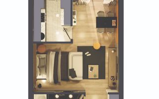 Vânzare, studiou 1 cameră tip C, Hils Brauner, București - Poză 2