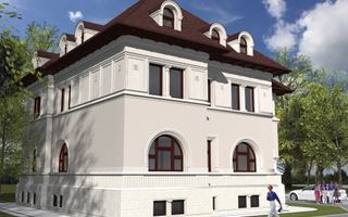 Vila cu arhitectura deosebila de vanzare- Primaverii- televiziune - Poză 3