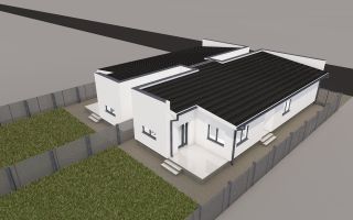 Duplex modern la sol, la cheie, 90mp utili, 350mp teren, Giarmata - Poză 2