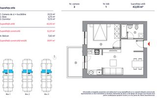 APARTAMENT 2 CAMERE | PALLADY | PROIECT NOU - Poză 7