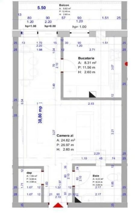 Apartament cu 1 cameră, în Florești – zona Terra. - Poză 1