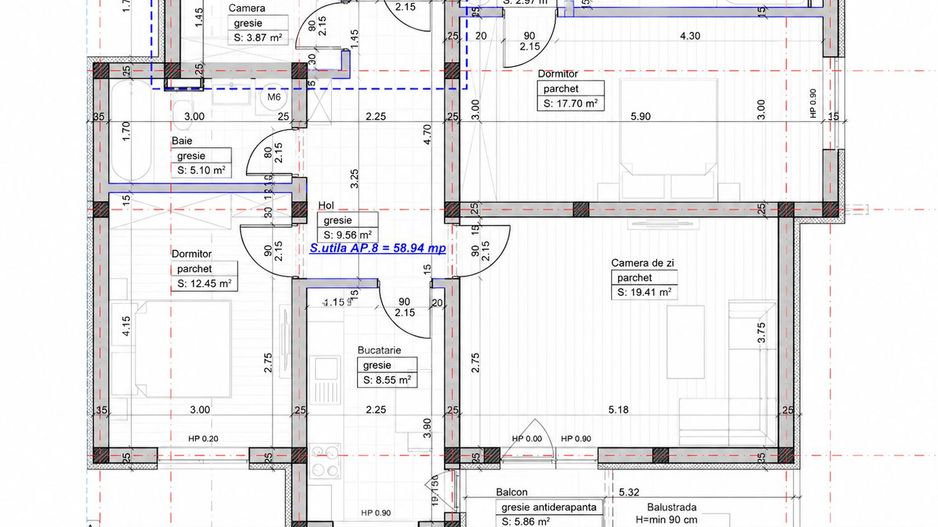 COMISION 0%|Apartament 2 camere | 53,87 mp | Giroc | Parcare Inclusa - Poză 10