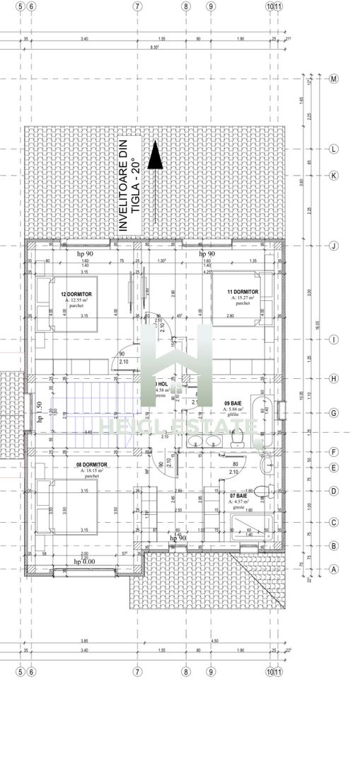 Duplex despartit prin camera tehnica Sacalaz - Poză 3