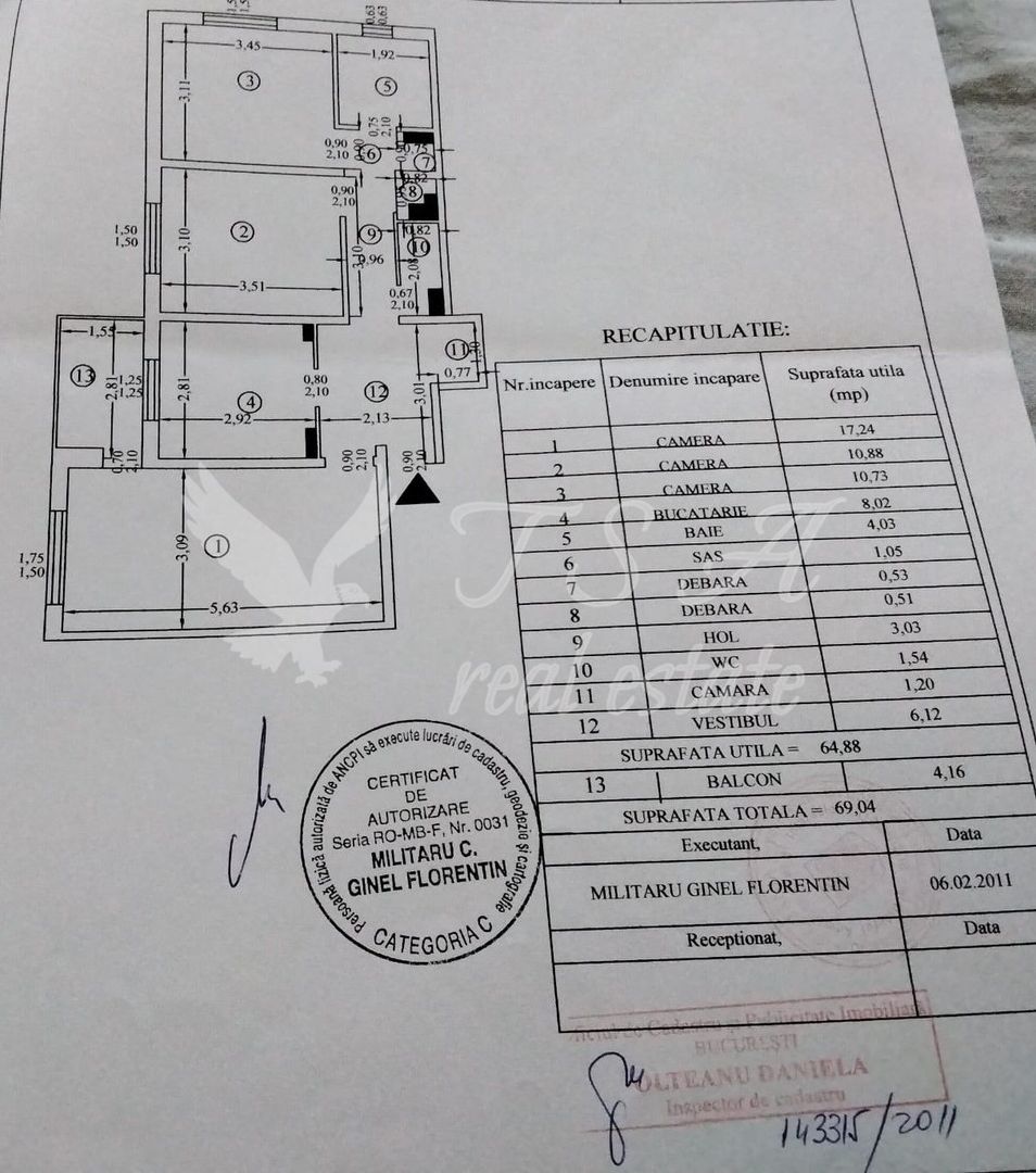 Apartament 3 camere, Teiul Doamnei 0% Comision - Poză 11