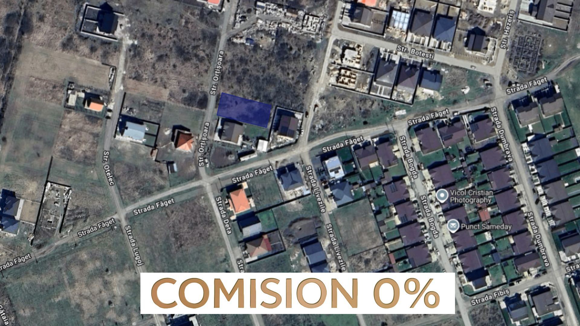 COMISION 0 | Teren intravilan | 824 mp | FS 20 m | Mosnita Noua - Poză 1