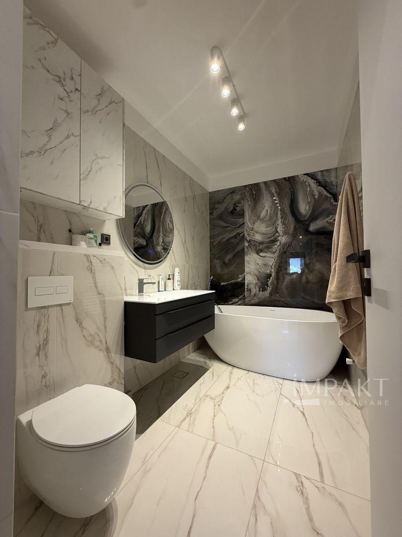 Apartament ultrafinisat 2 camere, 83 mp, Andrei Muresanu Sud - Poză 9