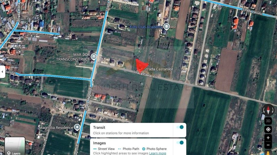 Teren intravilan 5.450 mp – Strada Castanilor, Ciorogârla – zonă rezidențială în - Poză 1