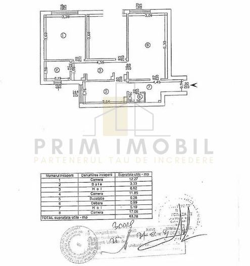 Apartament ultracentral Piata Unirii – 3 Camere Decomandat - Poză 2
