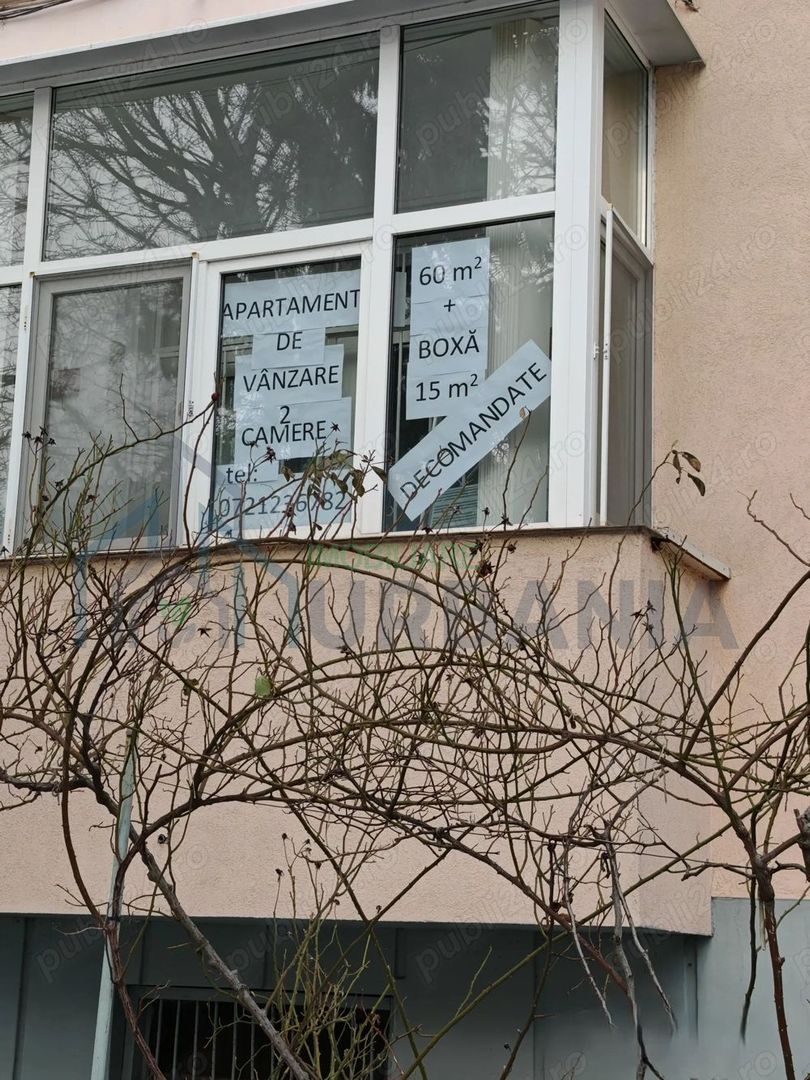 Ap 2 camere 60m2 + boxă 13m2, decomandat Iași Copou, str. Macazului 10 - Poză 1