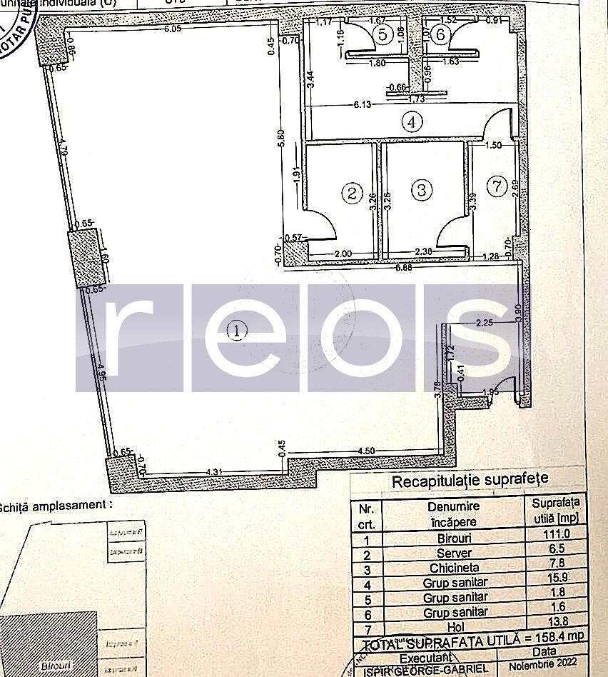 INCHIRIERE SPATIU COMERCIAL | 158 MP | BLOC NOU | ART CITY - Schiță 9