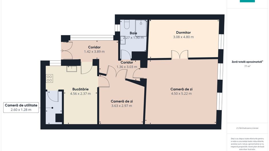 Apartament cu 3 camere, zona Traian, Timişoara - Poză 16