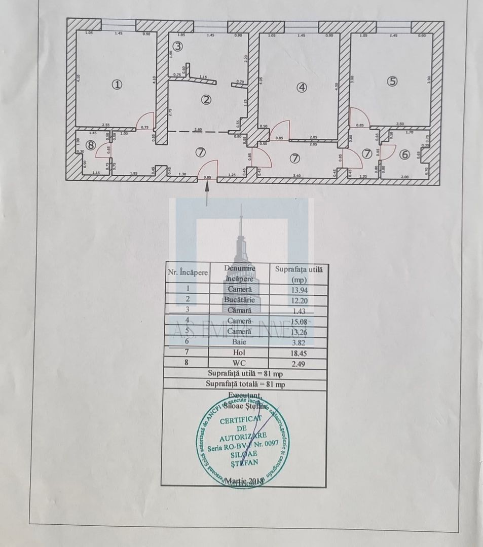 Apartament 3 camere mobilat/utilat - zona Uzina 2 - Poză 10