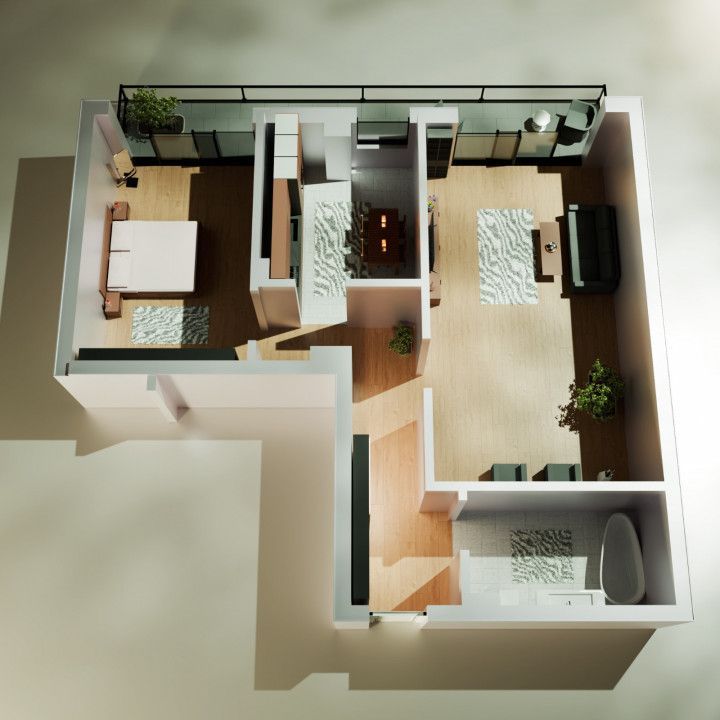 Tomis Nord - Vanzare apartament decomandat cu 2 camere,  bloc nou. - Poză 3