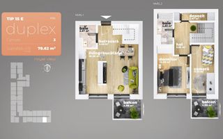 Duplex 3 camere I Piata Sudului I metrou - Poză 12