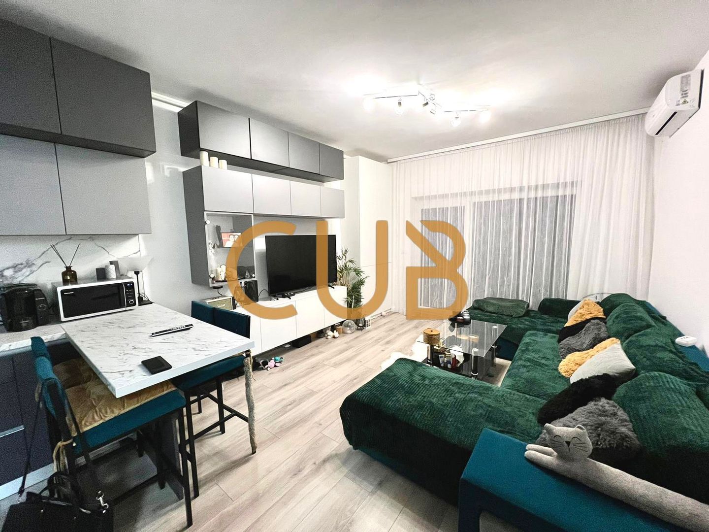 KUBIK - Ap2cam complet mobilat+utilat|curte40mp, parcare| C. Aradului - Poză 1