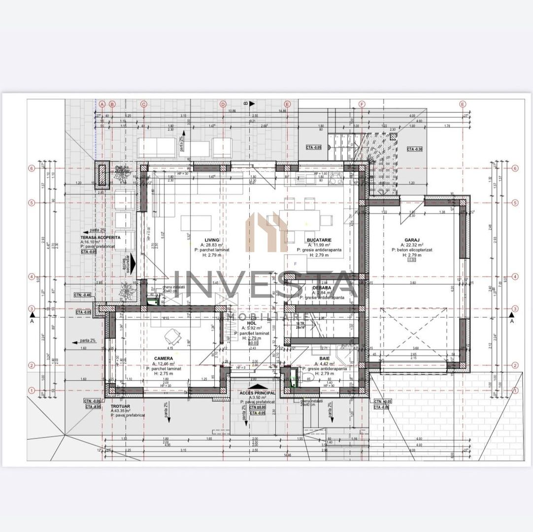 CASA INDIVIDUALA DE VANZARE TEREN 600MP FAGET - Poză 4